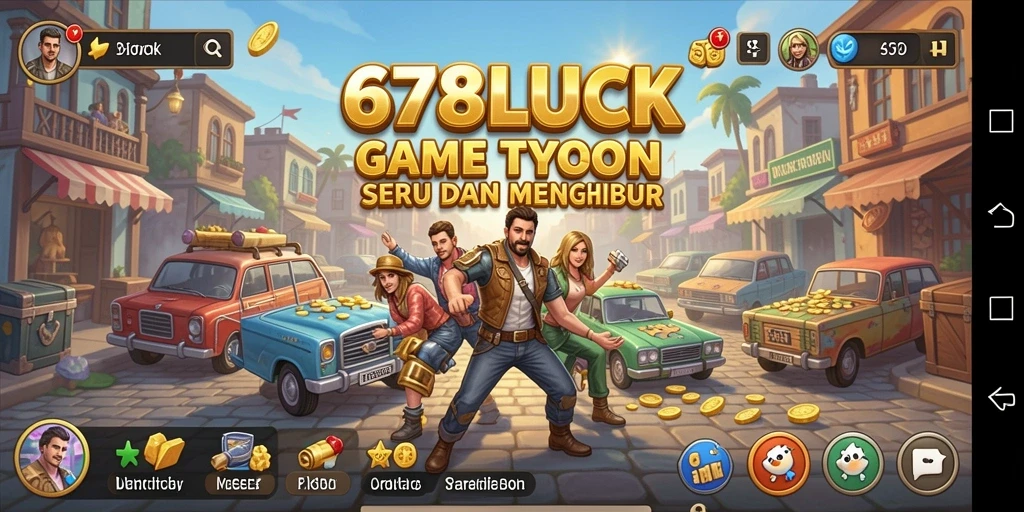 Screenshot gameplay 678LUCK yang menampilkan pengalaman Tycoon yang seru.