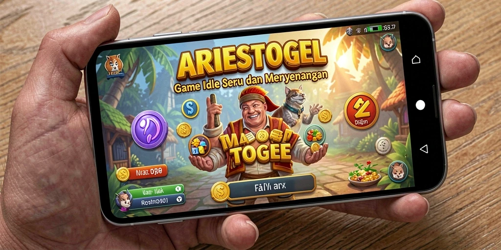 Tampilan gameplay ARIESTOGEL yang menarik dan menyenangkan.
