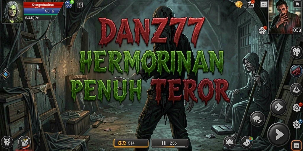 Tampilan gameplay menakutkan dari DAN777 dengan suasana mencekam.
