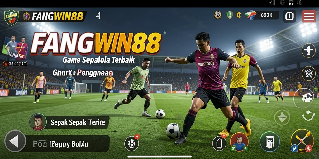 Gameplay mendebarkan di FANGWIN88 dengan aksi sepak bola nyata.