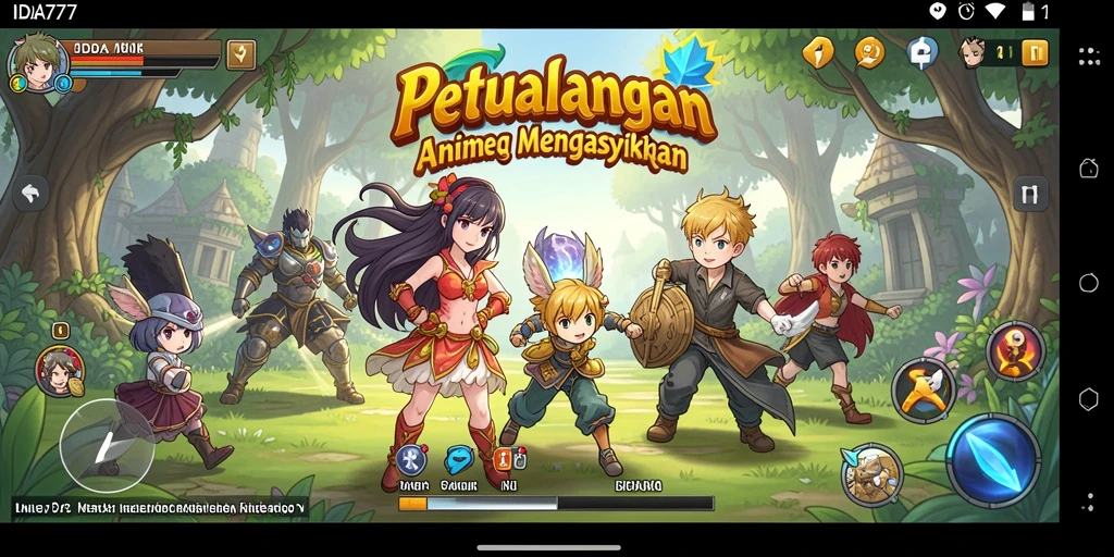 Tampilan gameplay menakjubkan dari IDA777 yang penuh aksi.