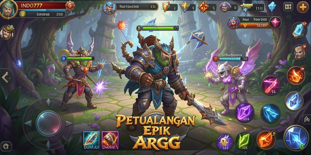 Tampilkan aksi seru dalam pertarungan ARPG di INDO777.
