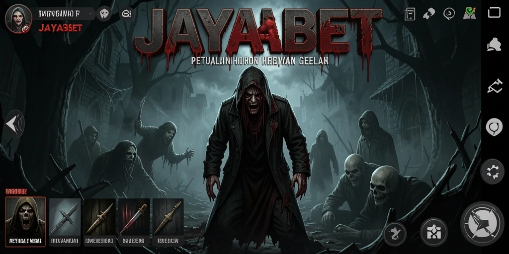 Tampilan menyeramkan dari gameplay JAYABET yang menggugah rasa takut.