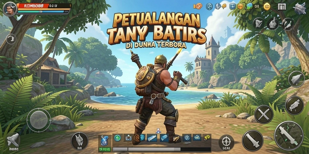 Tangkapan layar utama KOMBO88 menampilkan dunia terbuka yang menakjubkan.