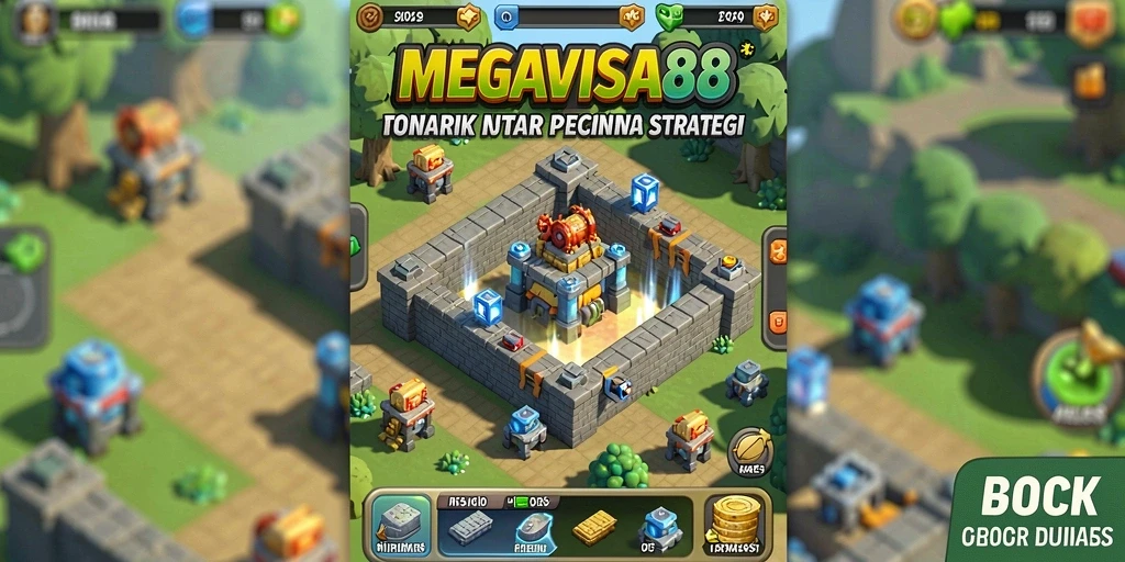 Gameplay seru dan menantang di MEGAVISA88 dengan strategi Tower Defense.