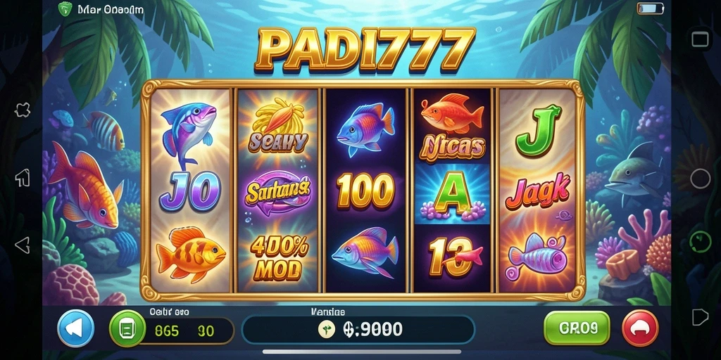 Gameplay seru PADI777 dengan mesin slot yang menarik.