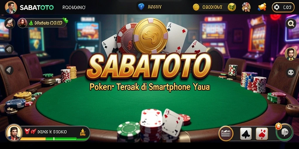 Screenshot gameplay SABATOTO yang menampilkan momen seru dalam permainan Poker.