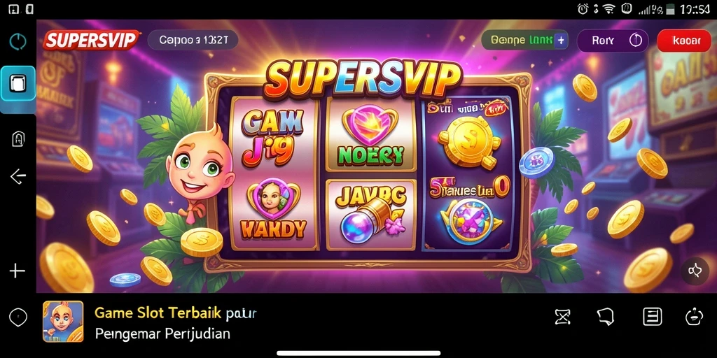 Screenshot dari gameplay SUPERSVIP yang penuh aksi dan keseruan.