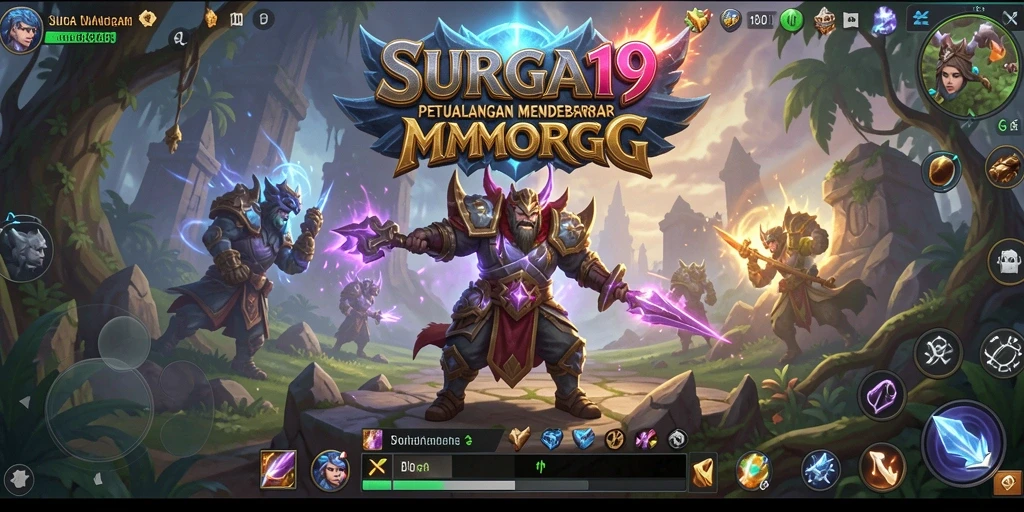 Tampilan gameplay SURGA19 yang mendebarkan dan interaktif.