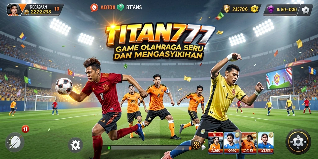 Tampilan seru gameplay TITAN777 dalam pertandingan olahraga.