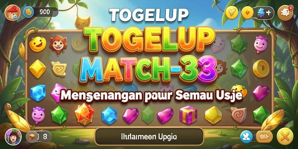 Tampilan gameplay TOGELUP yang menyenangkan dan menantang.